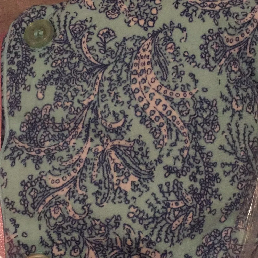 New (Package Opened) Mint Paisley Pajama Set - Picture 9 of 9